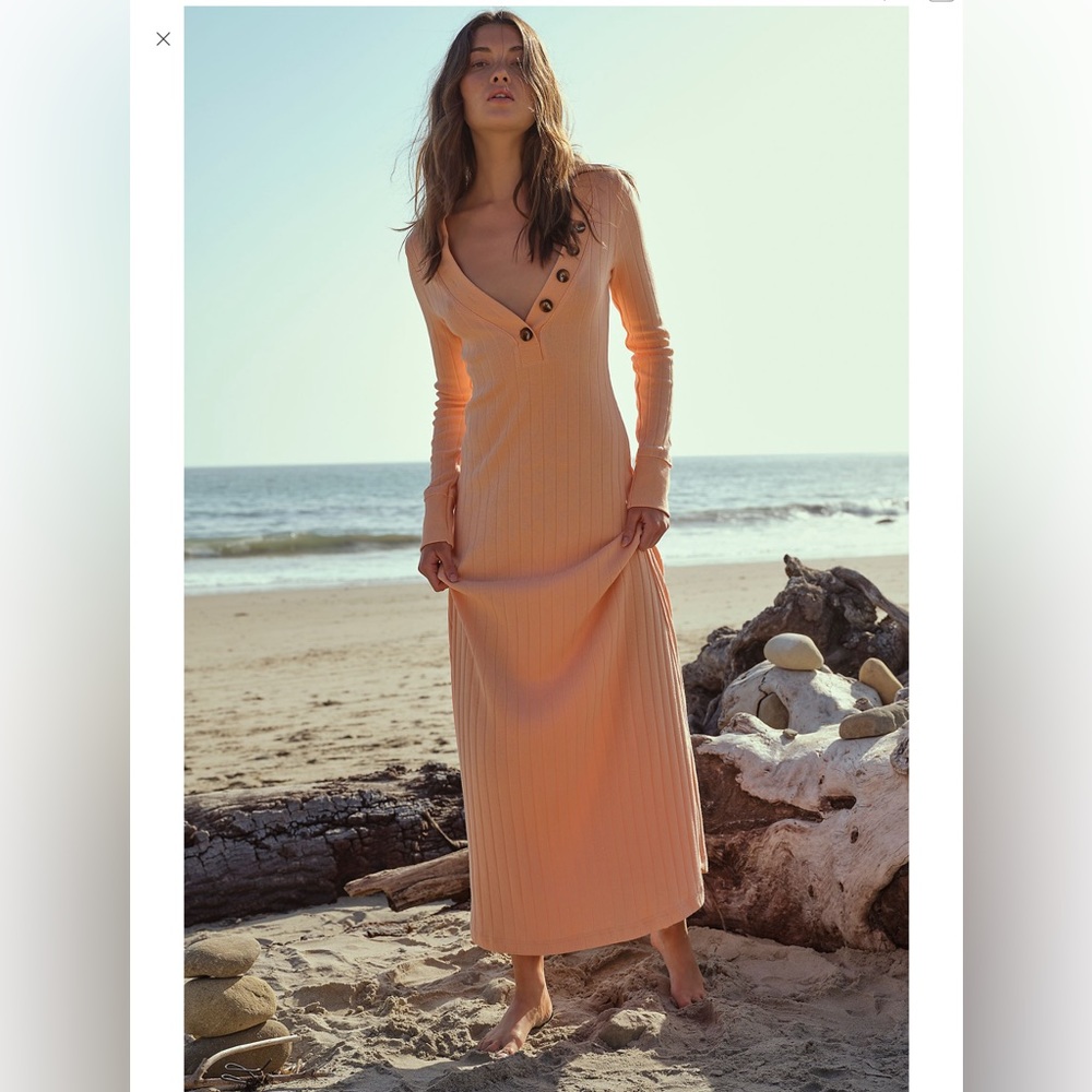 Free people sunflower maxi dress